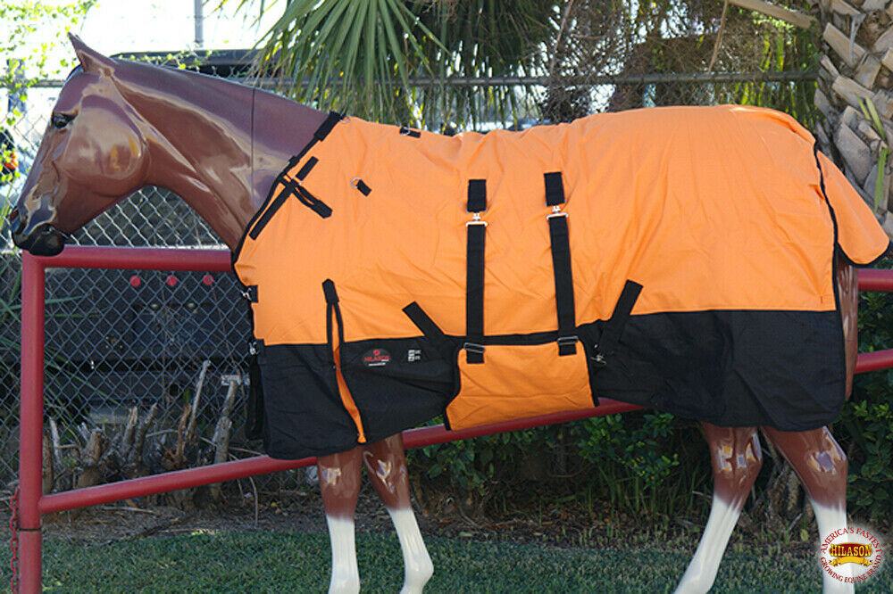 76" Hilason 1200D Winter Waterproof Poly Horse Blanket Belly Wrap