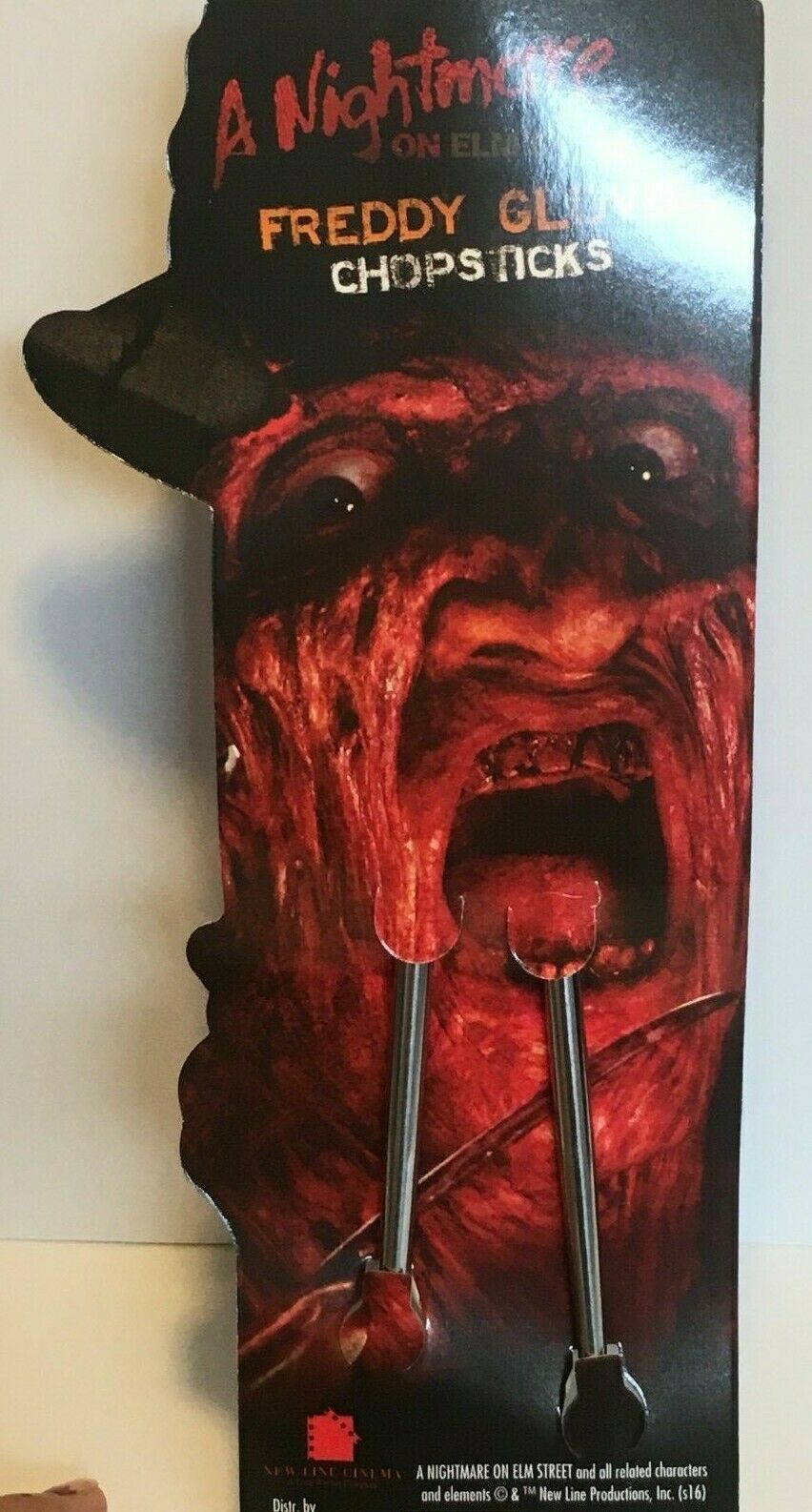 Lot of 5 Nightmare On Elm Street Freddy Krueger Freddy Glove Chopsticks 