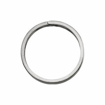 Round Split Key Ring In Sterling Silver (31.75mm) - $87.46