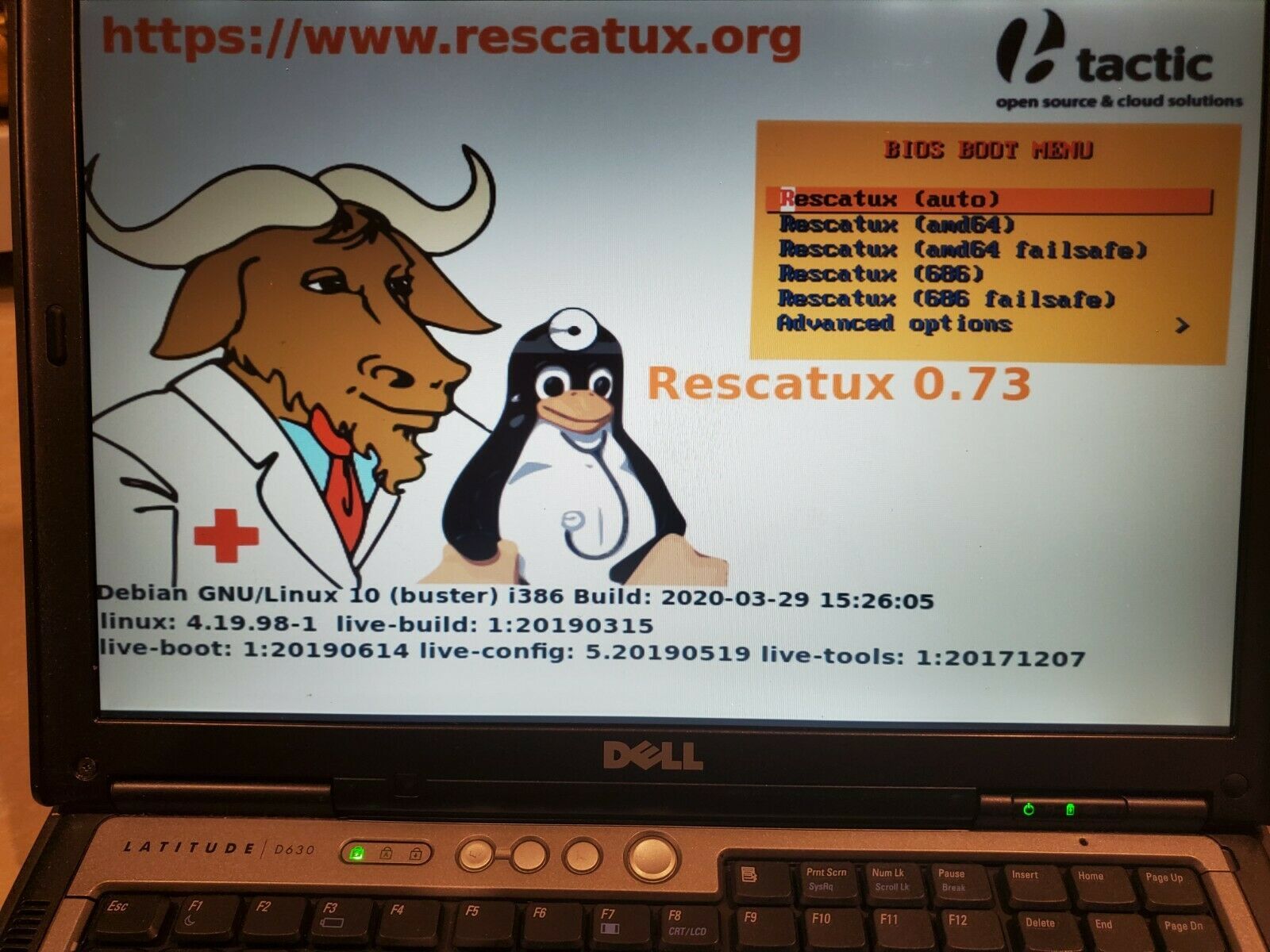 Rescue linux