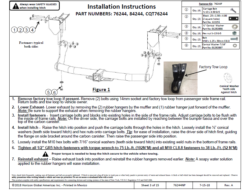 Trailer Tow Hitch For 2019 Mitsubishi Eclipse Cross All Styles w