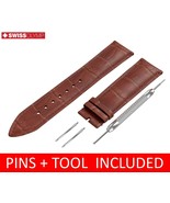 For Accurist Watch Brown Leather Strap Band Buckle 18 19 20 21 22mm - $14.90