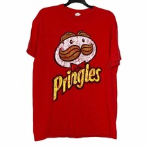 Anvil Pringles Mens Graphic T-Shirt Size Large Red - $15.83