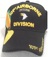 US Army 101st Airborne Division w/Viet Nam metal on a black ball cap - $20.00