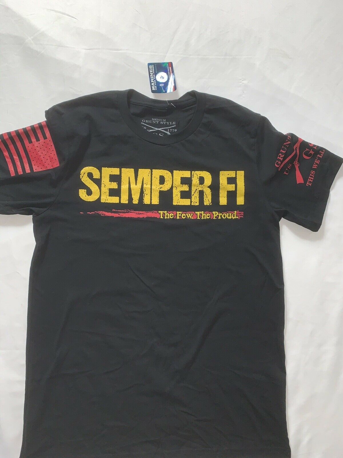 Semper Fi Grunt Style T-shirt New NWT Medium