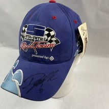 Vintage Damon Lusk NASCAR  #6 Cap Signed Plus A Press Pass Signed By Driver New - $26.93