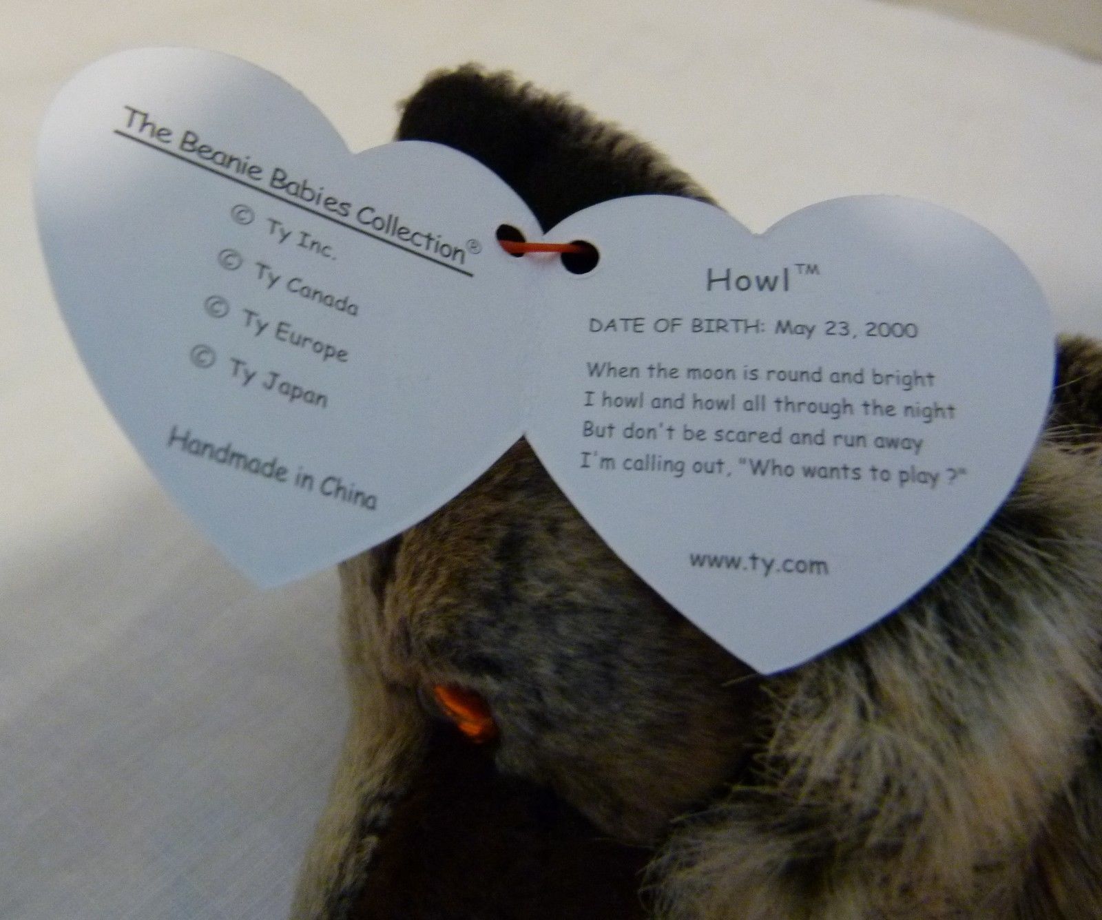 howl beanie baby