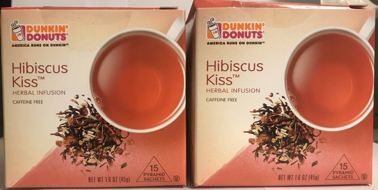 Dunkin Donuts Hibiscus Kiss Tea With 30 tea bags Tea