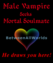 Male Vampire Passionate Romantic Seeks Human Soulmate To Love And Adore ... - $139.25