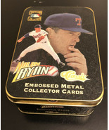 1996 Avon - Nolan Ryan - 5 Embossed Metal Collector Cards With Tin - $18.70