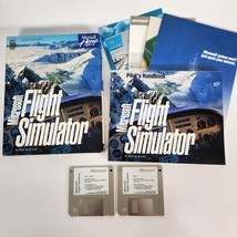 Microsoft Flight Simulator 5.0 PC Game 1993 Big Box DOS Floppy Disks 3.5&quot; - $18.69