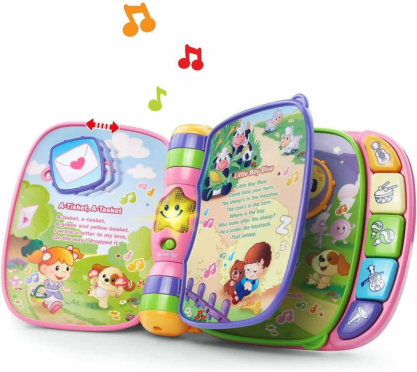 VTech Musical Rhymes Book Pink - Learning Systems