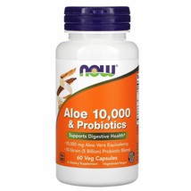 Aloe 10 000 Probiotics 60 Veg Capsules GMP Quality Assured, Vegan - $48.90