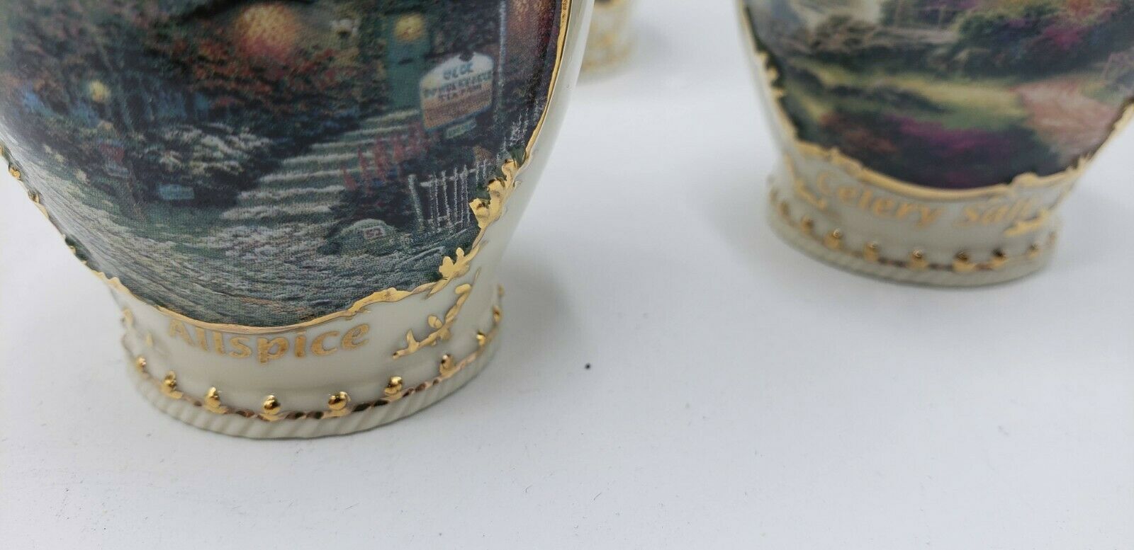 9 Thomas Kincaid Spice Jars 9 Thomas Kincaid Spice Jars