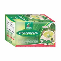 Bronquiosan Bronquial Aid Blend Natural Herbal Tea (25 Tea Bags) Eucalyptus, Lun - $10.88