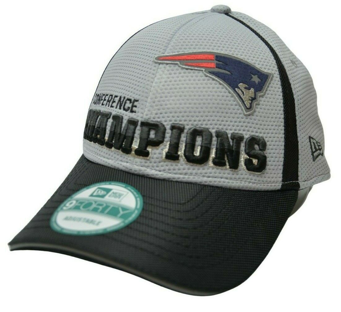 New England Patriots New Era 9FORTY NFC Conference Champions Adjustable NFL Hat