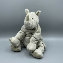 Gund Hagar Gray Rhinoceros 12 Inches Long Soft Plush Stuffed Animal #31069 - $29.69