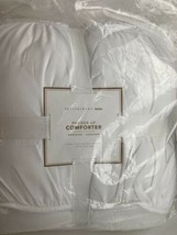 New Pottery Barn Teen One Twin XL Pucker Up Comforter White Bead Spread  - $70.08