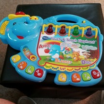 VTech, Touch and Teach Elephant, ABC Toy for Toddlers Preowned VGC - $14.03