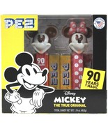 Pez 1.74 Oz Disney Mickey The True Original 90 Years Of Magic Candy BB 5... - $16.99