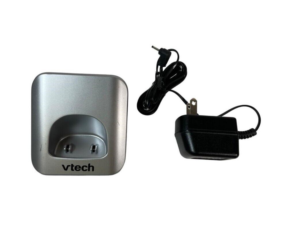 VTech 6V 300mA Cordless Telephone Base Charging Cradle with Power Adapter