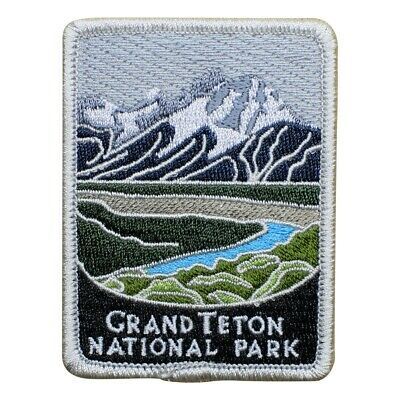 Grand Teton National Park Patch - Teton Range, Wyoming Badge 3 (Iron on)