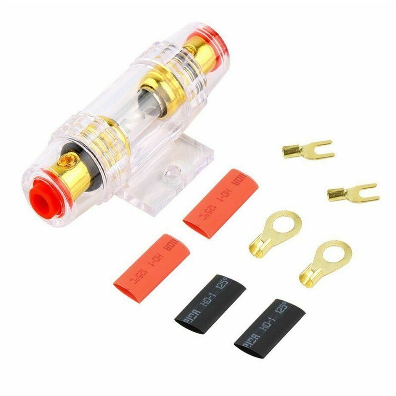 60 AMP Fuse Holder 8GA Power Cable Subwoofer Speaker Car o Wire Wiring