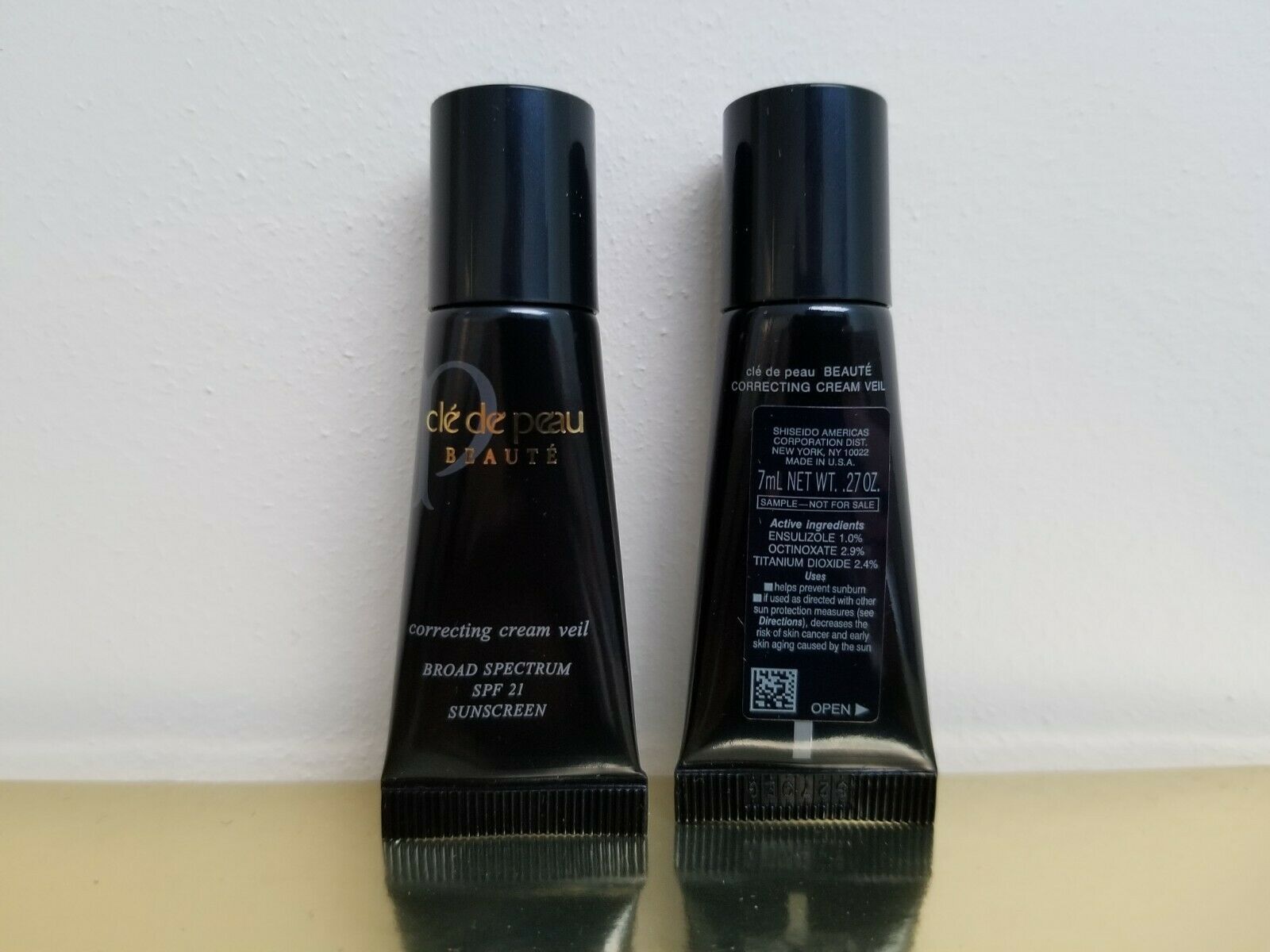 Cle De Peau Beaute Correcting Cream Veil SPF 21 0.27oz/ 7ml x 2 Sunscreen