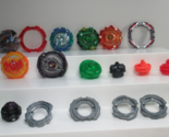 Beyblade mixed lot Metal &amp; plastic pieces TOMY Revive Phoenix Rip fire f... - $19.79