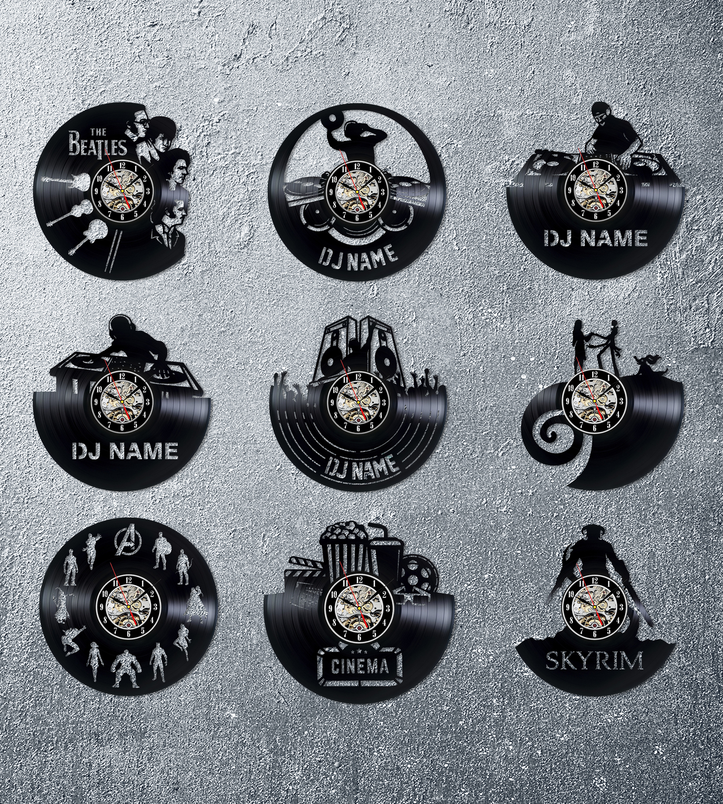 The hunger games the hunger games art movie clock hunger games clock