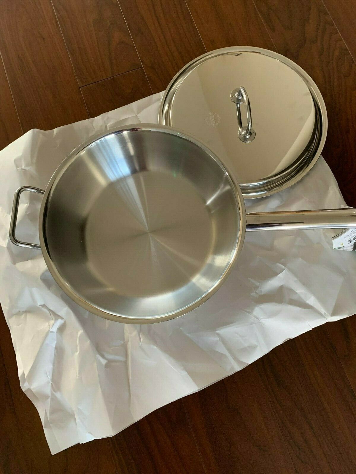 BNWT Silga Teknika Stainless Steel Saute Casserole 20cm(7.9"), handle