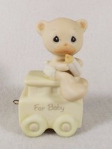 Precious Moments Birthday For Baby "May Your Birthday Be Warm" Bear Circus Train - $9.99
