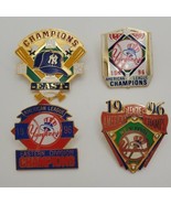 Vintage 1996 New York Yankees American League Champions Lapel Hat Pin Lo... - $39.40