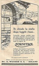 W4593 Formitrol - Si Closes The Stable After Fuggiti - Advertising Of 19... - $4.41