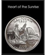 CALIFORNIA Coin Tie Tack - silver state quarter lapel pin jewelry z7z bo... - $9.99