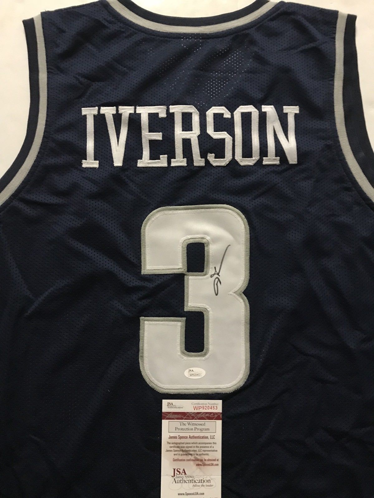 georgetown hoyas iverson jersey