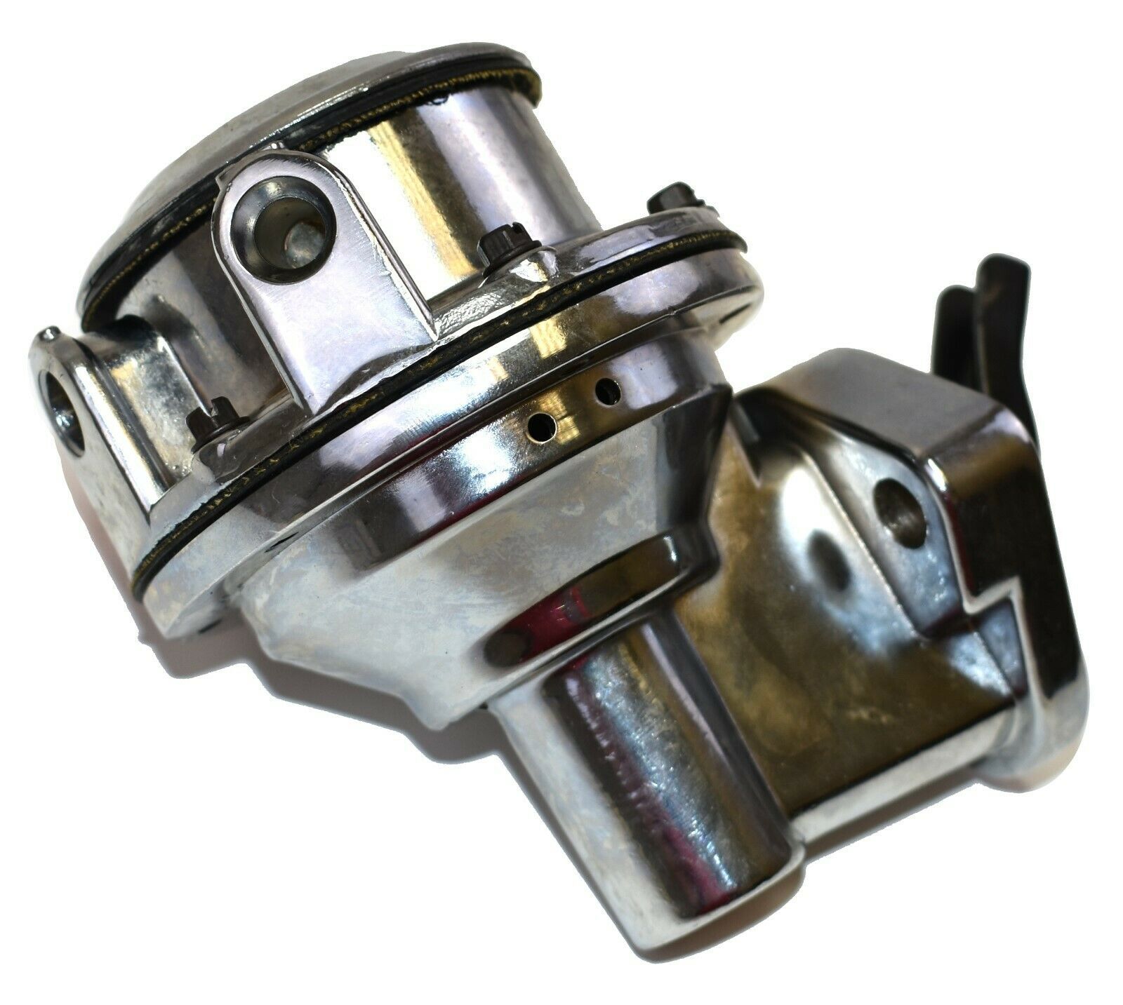 Small Block Chevy High Volume CHROME Mechanical Fuel Pump Gas Pump SBC