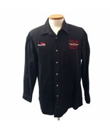 Vintage Lee Authentic Apparel Denim Button Down Shirt Carlsbad Aircraft ... - $69.81