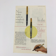 1949 New Parker 51 Pen 14 New Advances Parker Pen Company &amp; New Jersey P... - $10.58