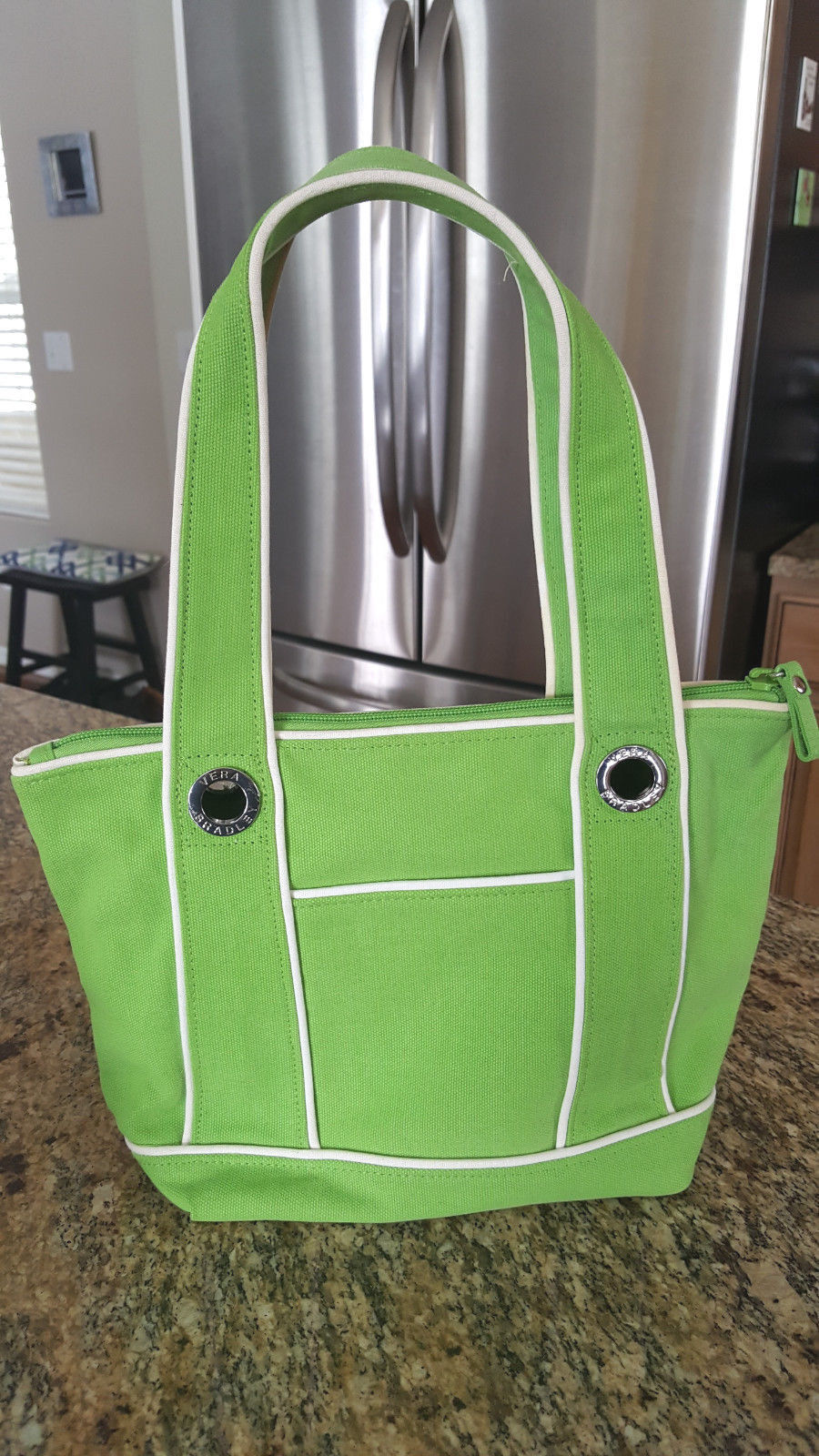 vera bradley lime green purse