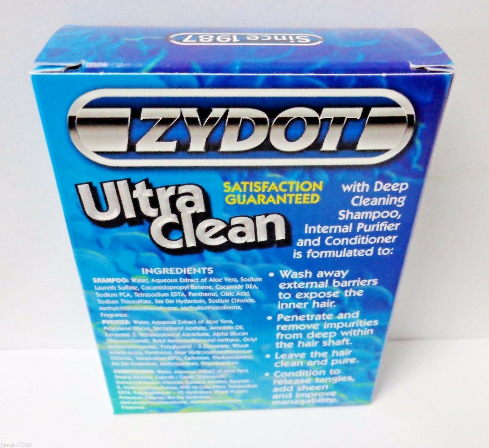 Zydot Ultra Clean Hair Detox Shampoo and Conditioner **Free Shipping
