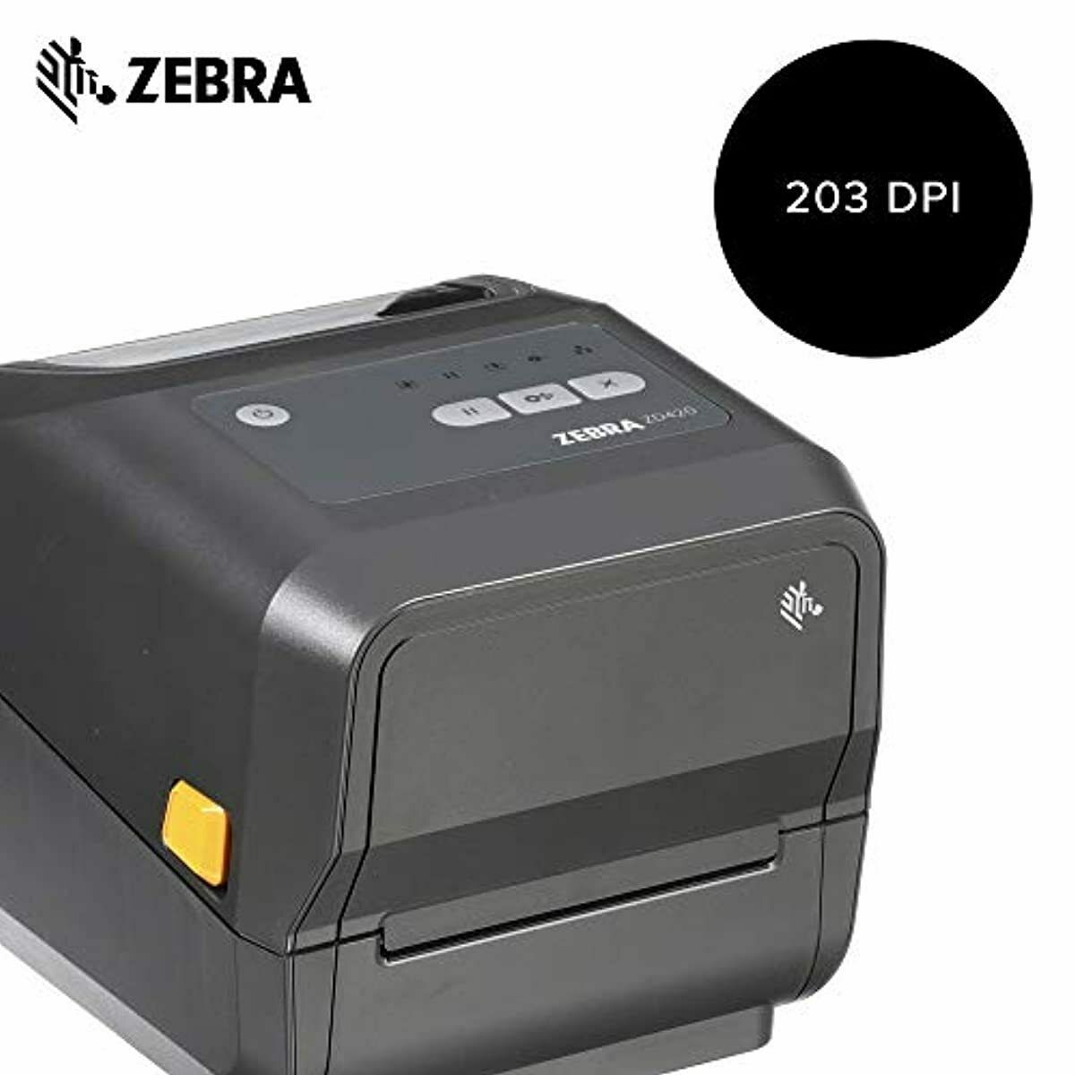 Zebra Zd420t Thermal Transfer Desktop Printer 203 Dpi Print Width 4 In Usb Zd420 Printers 7859