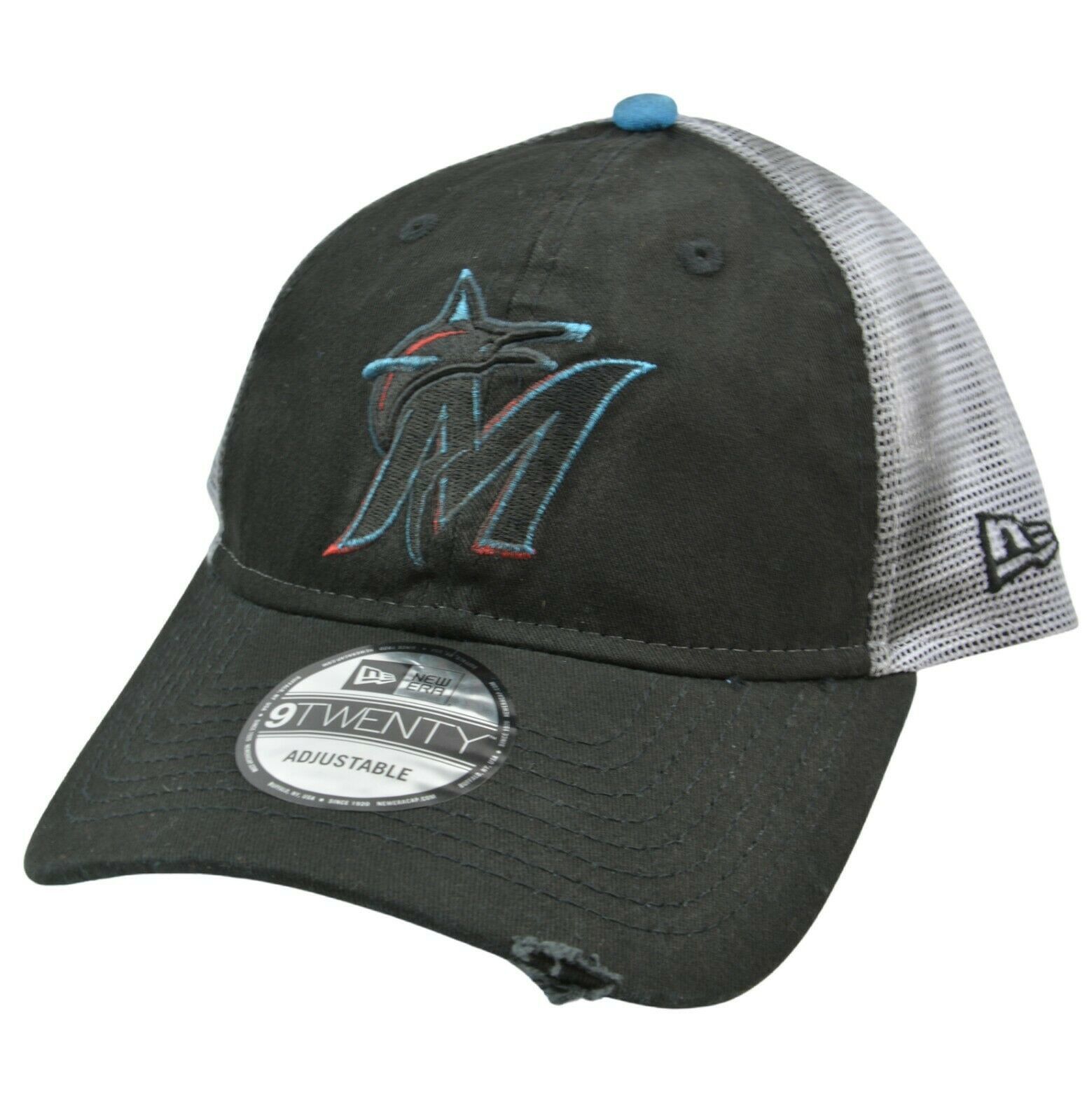 Primary image for Miami Marlins New Era 9TWENTY MLB Rustic Relaxed Fit Meshback Adjustable Hat