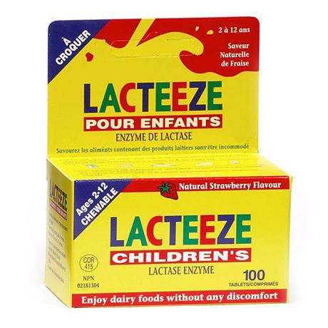 Lacteeze Children’s Chewables Enjoy Dairy 2 x 100 tablets Canada
