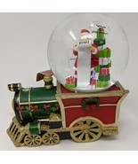 Home Accents &quot;Santa Stop Here&quot; Musical &amp; Light Up Train Snow Globe - $28.70