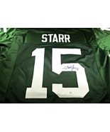 BART STARR / NFL HALL OF FAME / AUTOGRAPHED GREEN BAY PACKERS CUSTOM JERSEY COA - $494.95