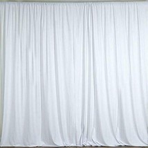 10 feet x 10 feet Polyester Backdrop Drapes Curtains Panels w/ Rod Pocke... - $33.95