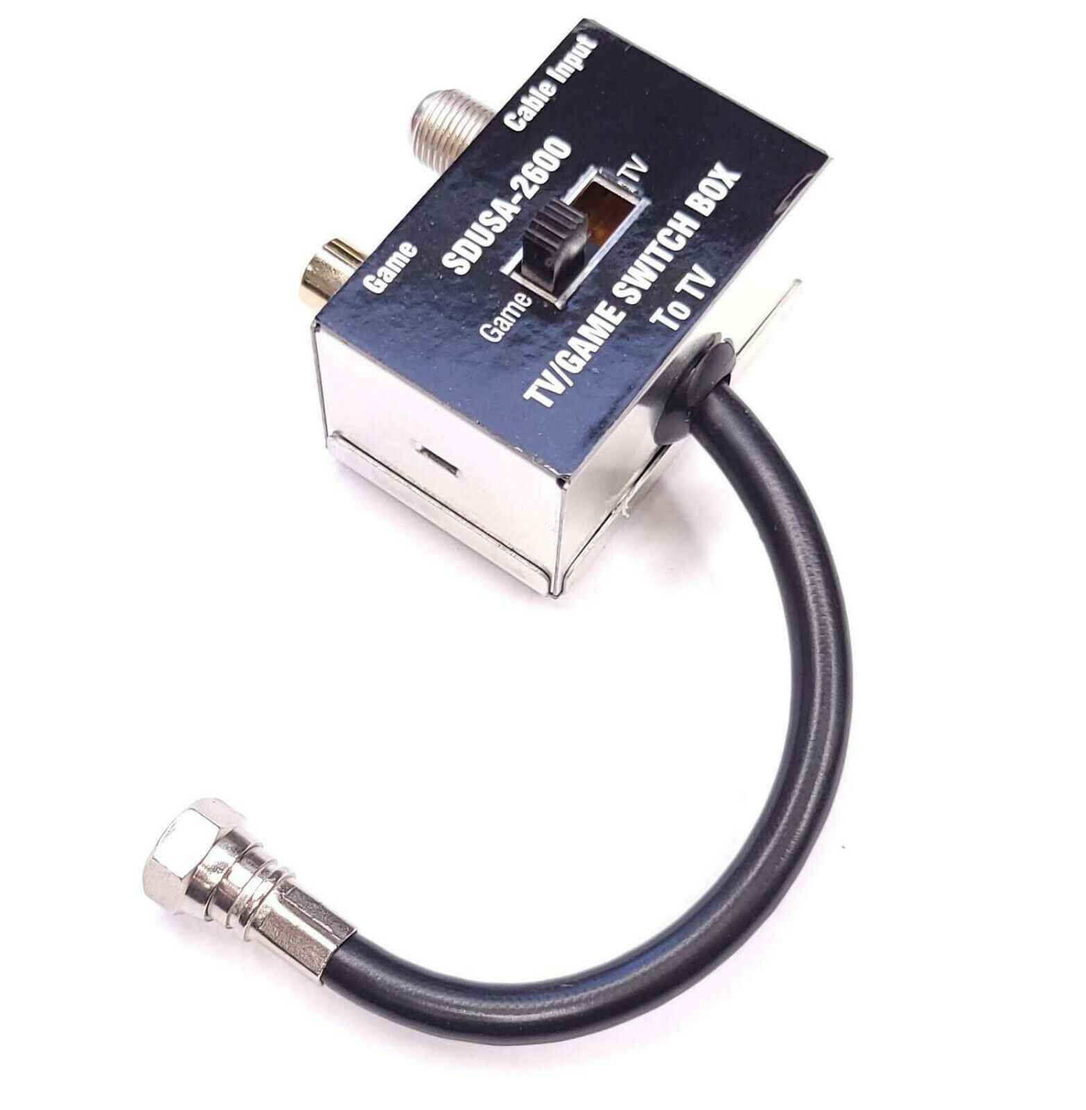 New Switch Box Adapter for Atari 2600 Cable Hookups Video Game RF TV