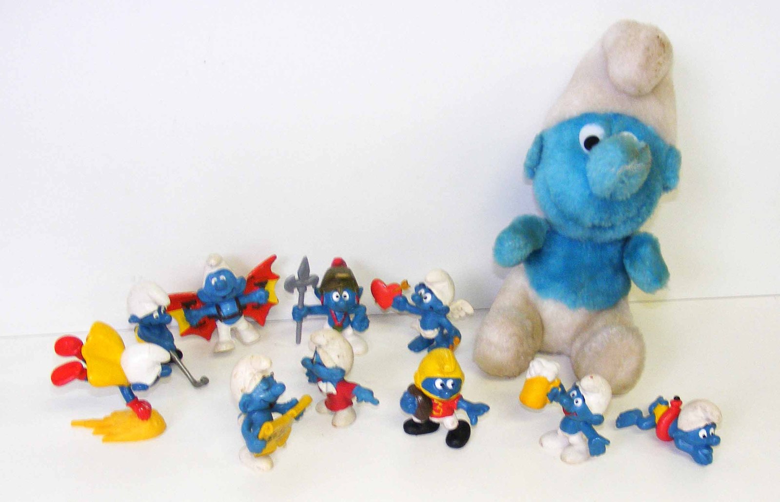 Smurfs Boxer Smurf Boxing 40508 Rare PVC Vintage Figure 1980 Schleich Peyo Toy