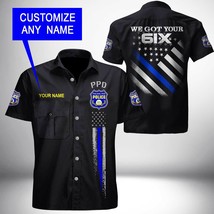 Personalizer Name Philadelphia Police Department Button Shirt 3D Full Printing - $39.99+